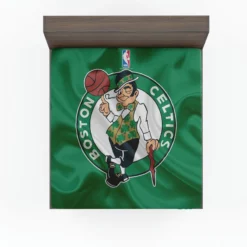 Boston Celtics NBA Basketball Club Logo Fitted Sheet