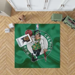 Boston Celtics NBA Basketball Club Logo Rug