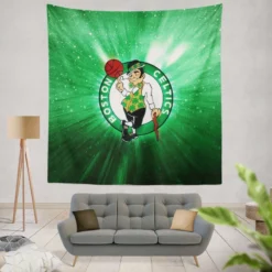 Boston Celtics Popular NBA Basketball Club Tapestry