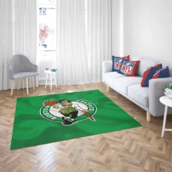 Boston Celtics Powerful NBA Basketball Club Logo Rug 2