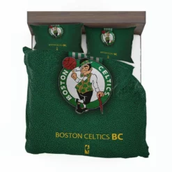 Boston Celtics Strong Basketball Club Logo Bedding Set 1