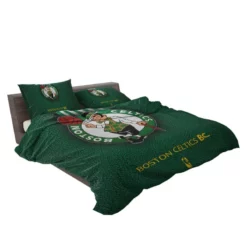 Boston Celtics Strong Basketball Club Logo Bedding Set 2