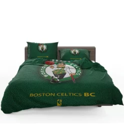 Boston Celtics Strong Basketball Club Logo Bedding Set