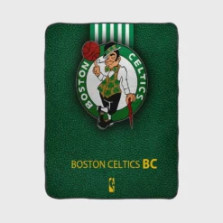 Boston Celtics Strong Basketball Club Logo Fleece Blanket 1