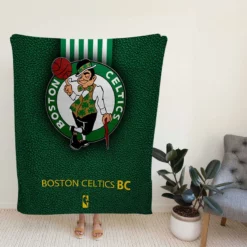 Boston Celtics Strong Basketball Club Logo Fleece Blanket