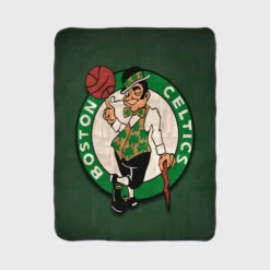 Boston Celtics Successful Basketball Team in NBA Fleece Blanket 1