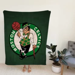 Boston Celtics Successful Basketball Team in NBA Fleece Blanket
