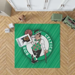 Boston Celtics Top Ranked NBA Club Rug