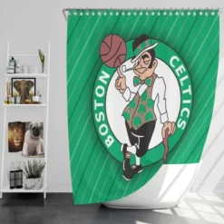 Boston Celtics Top Ranked NBA Club Shower Curtain
