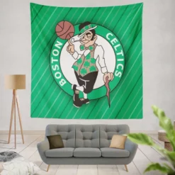 Boston Celtics Top Ranked NBA Club Tapestry