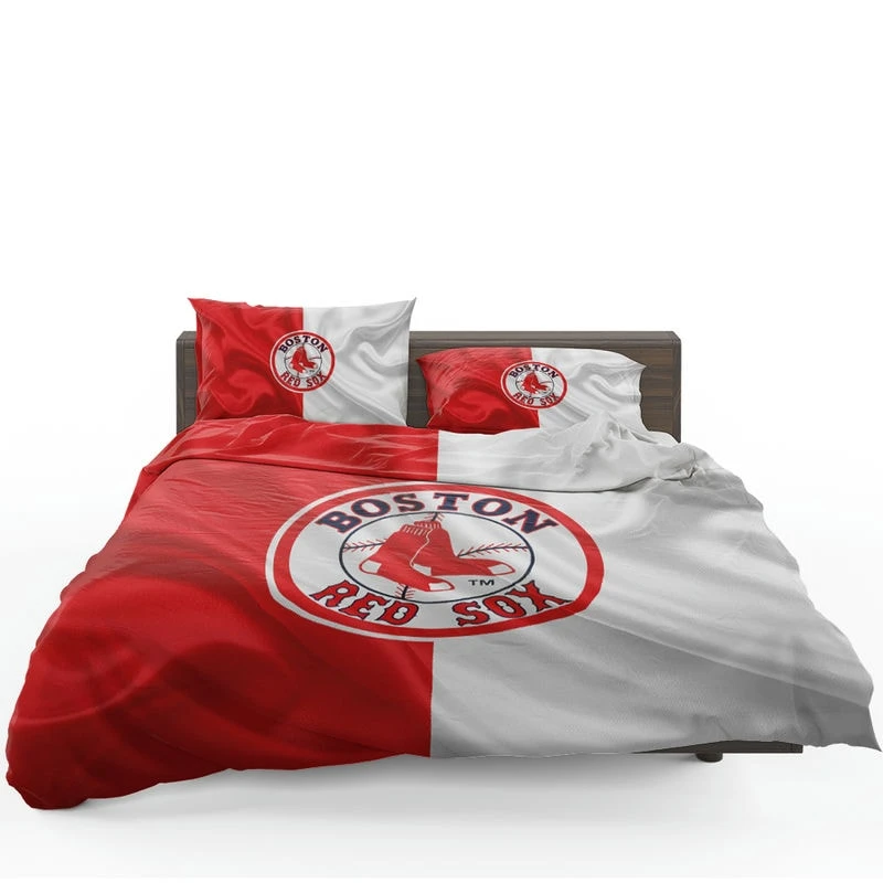 Boston Red Sox Energetic MLB Baseball Club Bedding Set