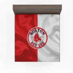 Boston Red Sox Energetic MLB Baseball Club Fitted Sheet