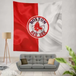 Boston Red Sox Energetic MLB Baseball Club Tapestry