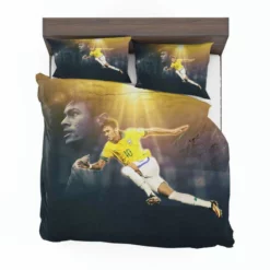 Brazilian Football Player Neymar Jr Bedding Set 1