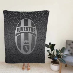 Brick Design Juve Football Old Logo Fleece Blanket