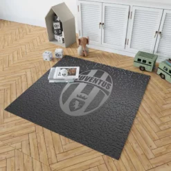 Brick Design Juve Football Old Logo Rug 1