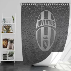 Brick Design Juve Football Old Logo Shower Curtain