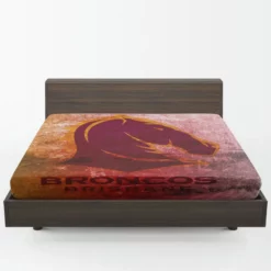 Brisbane Broncos Professional NRL Rugby Team Fitted Sheet 1