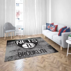 Brooklyn Nets NBA Popular Basketball Club Rug 2