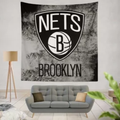 Brooklyn Nets NBA Popular Basketball Club Tapestry
