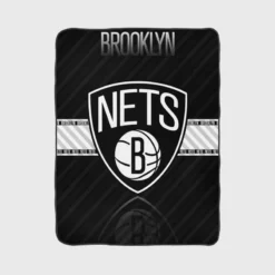 Brooklyn Nets Top Ranked NBA Basketball Team Fleece Blanket 1