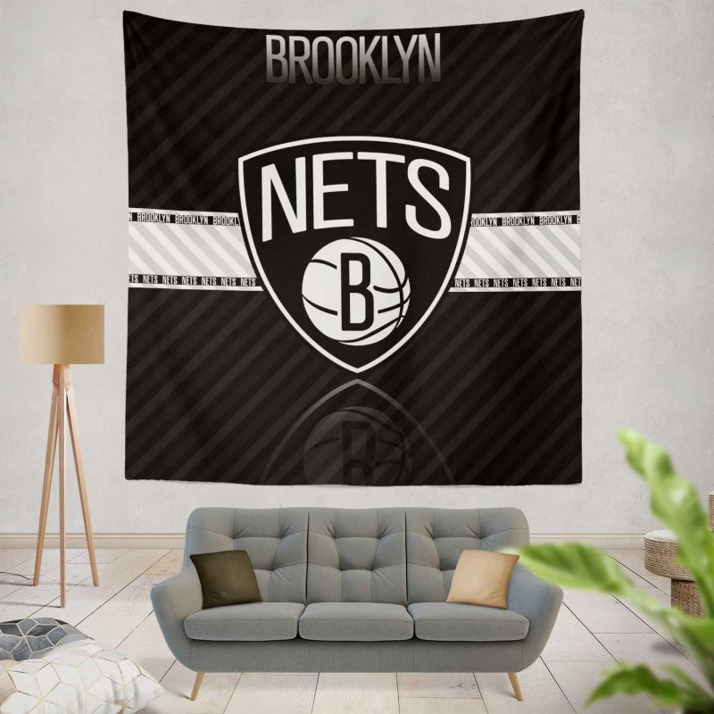 Brooklyn Nets Top Ranked NBA Basketball Team Tapestry