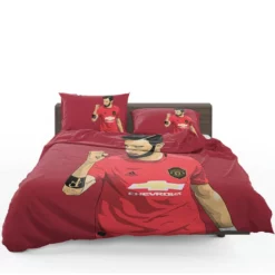 Bruno Fernandes Manchester United Football Player Bedding Set