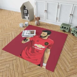 Bruno Fernandes Manchester United Football Player Rug 1