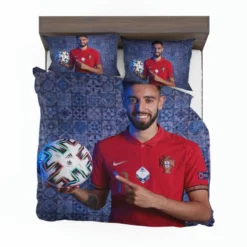 Bruno Fernandes Portuguese Football Player Bedding Set 1