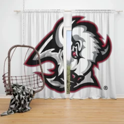 Buffalo Sabres Classic NHL Ice Hockey Team Window Curtain