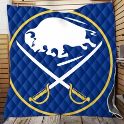 Buffalo Sabres Professional NHL Ice Hockey Team Quilt Blanket