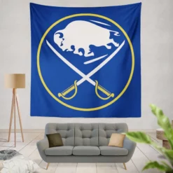 Buffalo Sabres Professional NHL Ice Hockey Team Tapestry