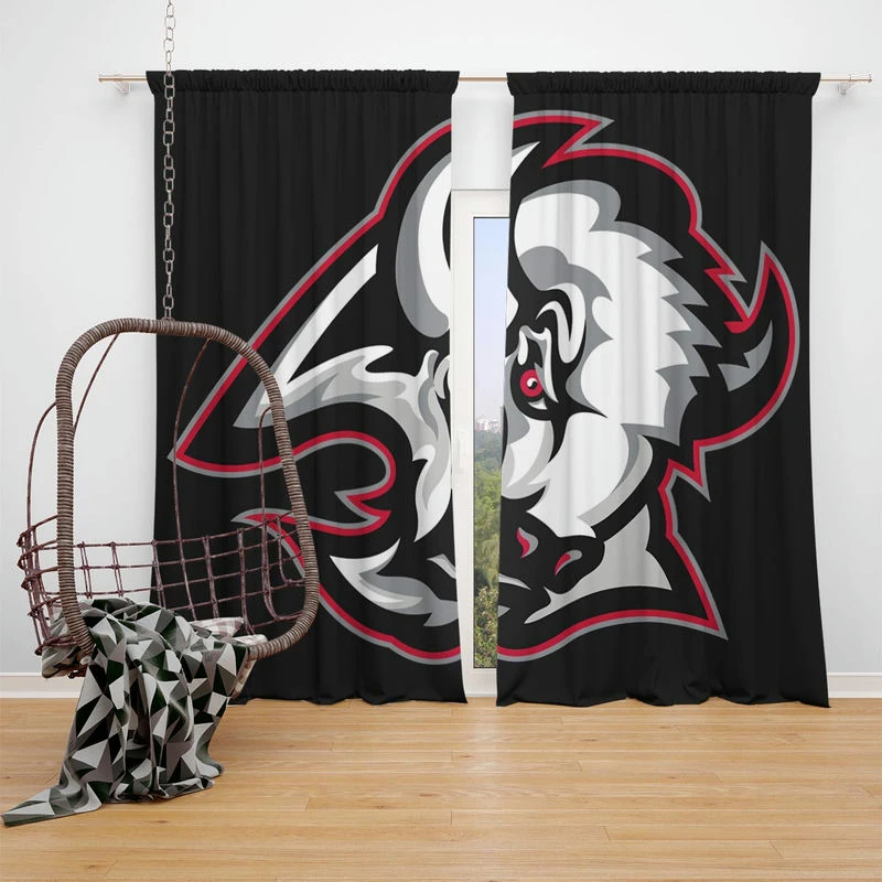 Buffalo Sabres Top Ranked NHL Hockey Team Window Curtain