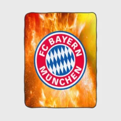 Bundesliga Football Club FC Bayern Munich Fleece Blanket 1