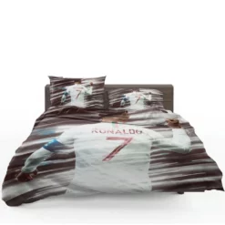 CR7 Portugal Soccer Star Bedding Set