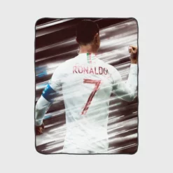 CR7 Portugal Soccer Star Fleece Blanket 1