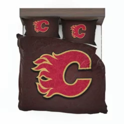 Calgary Flames Classic NHL Hockey Team Bedding Set 1