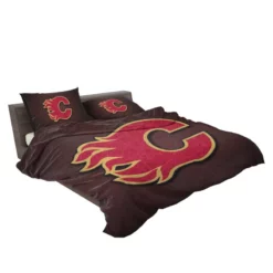 Calgary Flames Classic NHL Hockey Team Bedding Set 2