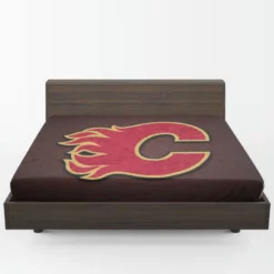 Calgary Flames Classic NHL Hockey Team Fitted Sheet 1