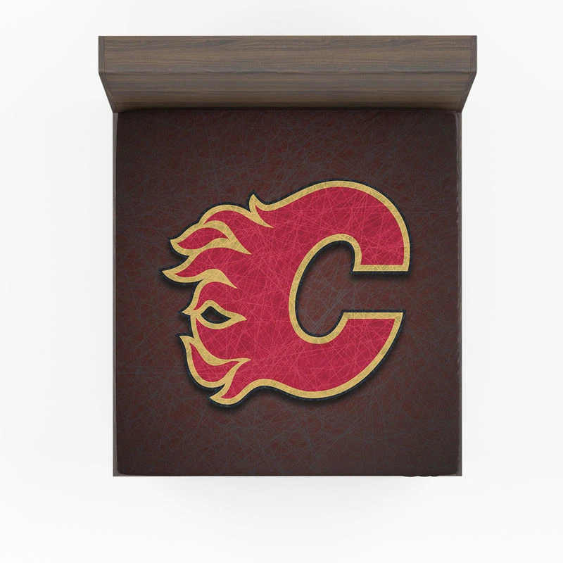 Calgary Flames Classic NHL Hockey Team Fitted Sheet