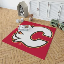 Calgary Flames Professional NHL Hockey Team Rug 1