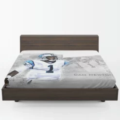 Cam Newton Professional NFL Player Fitted Sheet 1