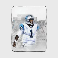 Cam Newton Professional NFL Player Fleece Blanket 1