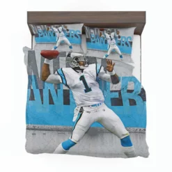 Cam Newton Successful Quarterback NFL Player Bedding Set 1