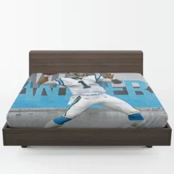 Cam Newton Successful Quarterback NFL Player Fitted Sheet 1