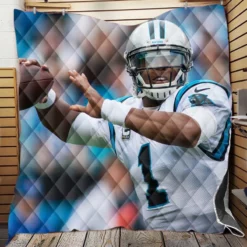 Cam Newton Top Ranked NFL Player Quilt Blanket