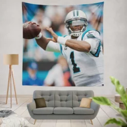 Cam Newton Top Ranked NFL Player Tapestry