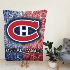 Canadiens Strong NHL Hockey Club Fleece Blanket