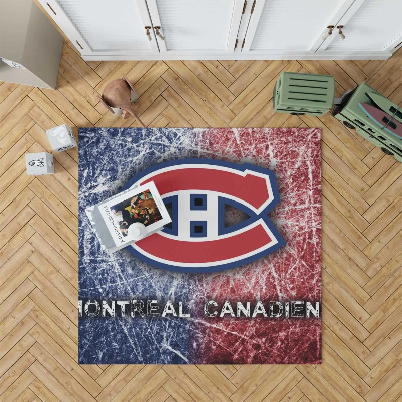 Canadiens Strong NHL Hockey Club Rug