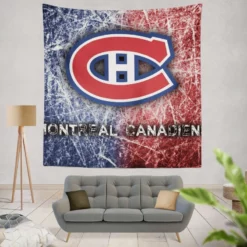 Canadiens Strong NHL Hockey Club Tapestry